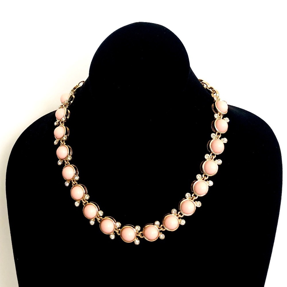 Nordstrom NWT 98 Lee by Lee Angel Capri Crystal Necklace NWT 98 PINK - Picture 6 of 8